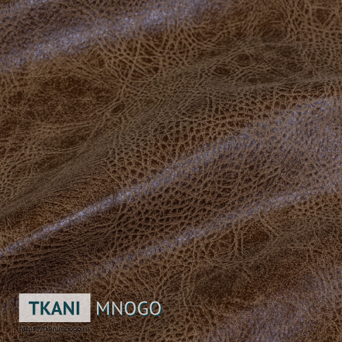 Фото текстиля 5 артикул - коричневый узор. Производитель Китай. Замша - фактура.