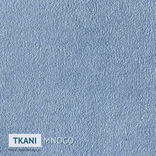 Фото ткани велюра “31” (однотонный голубой)