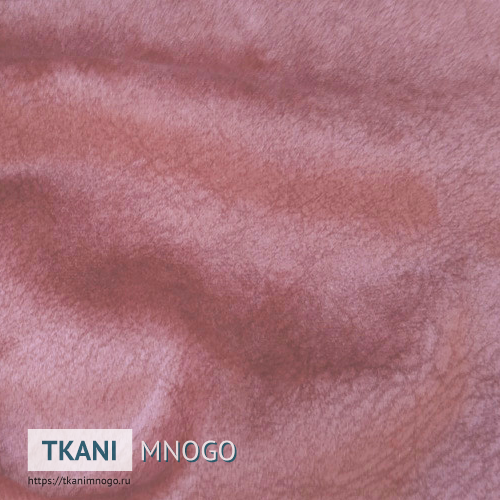 Фото ткани велюра “К067-11” (узор розовый)