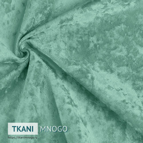 Фото обивки велюра “023” (однотонный голубой)