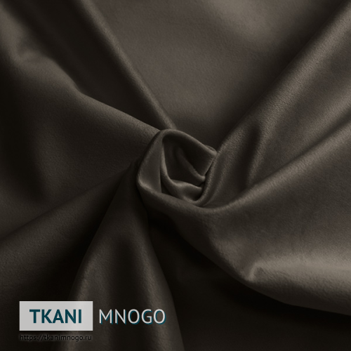 Фото материала велюра “MR-9” (однотонный коричневый)