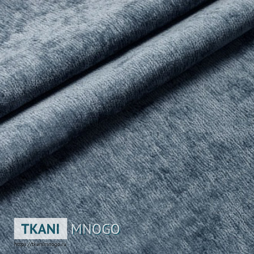 Фото внешнего вида велюра “15” (однотонный синий)