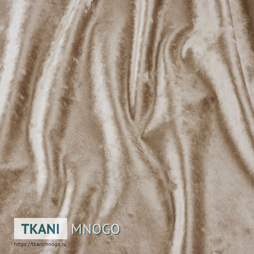 Фото материала велюра “7” (однотонный бежевый)