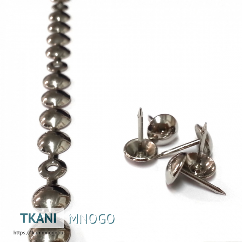 Фото Декоративный молдинг серебро 9,5мм