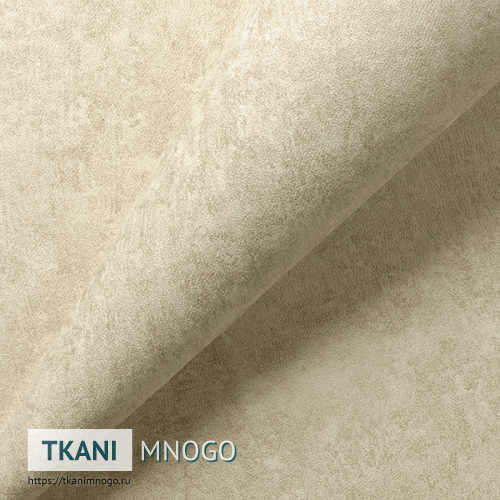 Фото текстиля Loft-1 артикул - белый однотонный. Производитель Китай. Замша - фактура.